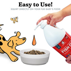 Vital Pet Life Pelaje suave gracias al omega 3 para mascotas.