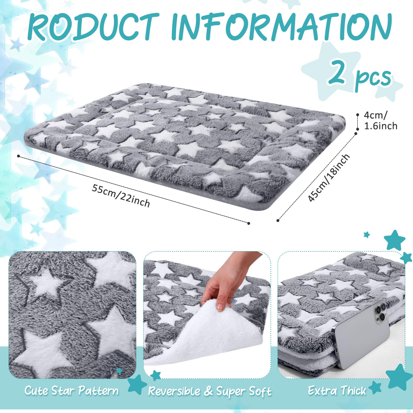 VitalCozy superficie suave auto calentante para siestas tranquilas de tu gato