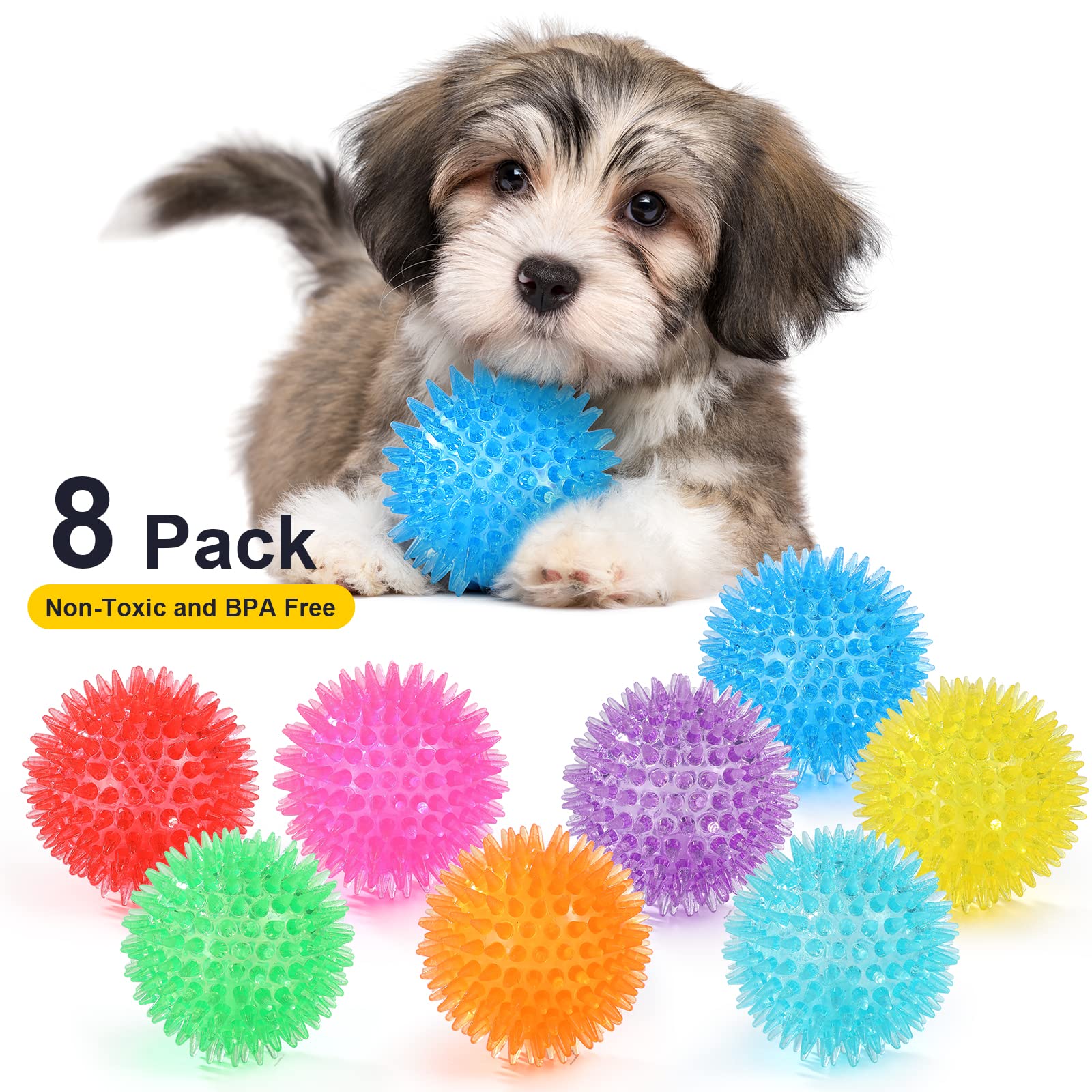 Set de 8 pelotas espinosas VITEVER