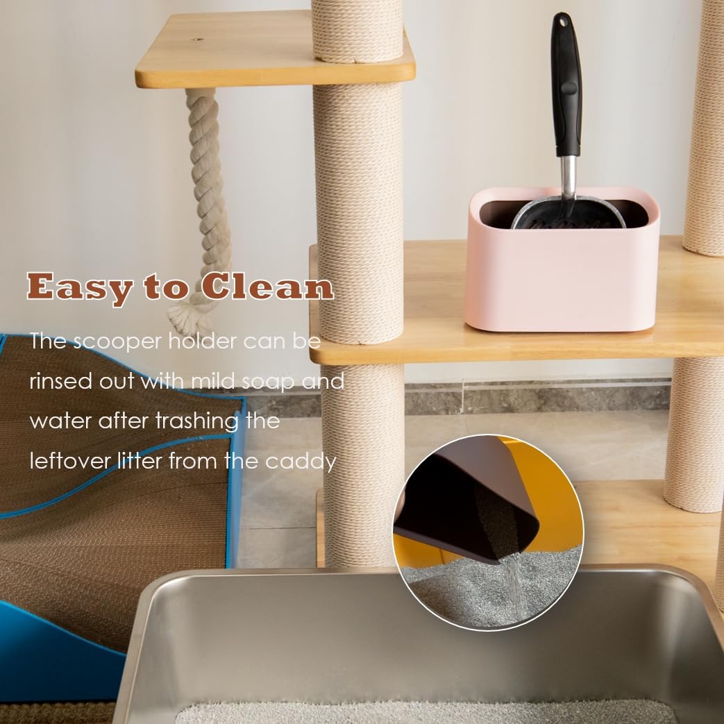 Base lavable de Vitisyao para recogedora, almacenamiento limpio entre usos.