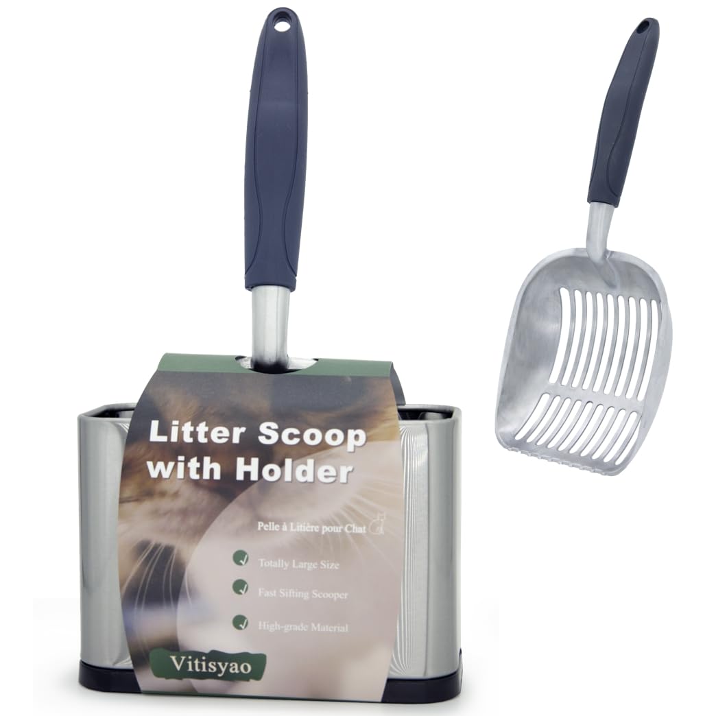 Vitisyao cucharon para arena con soporte estable, almacenamiento ordenado.
