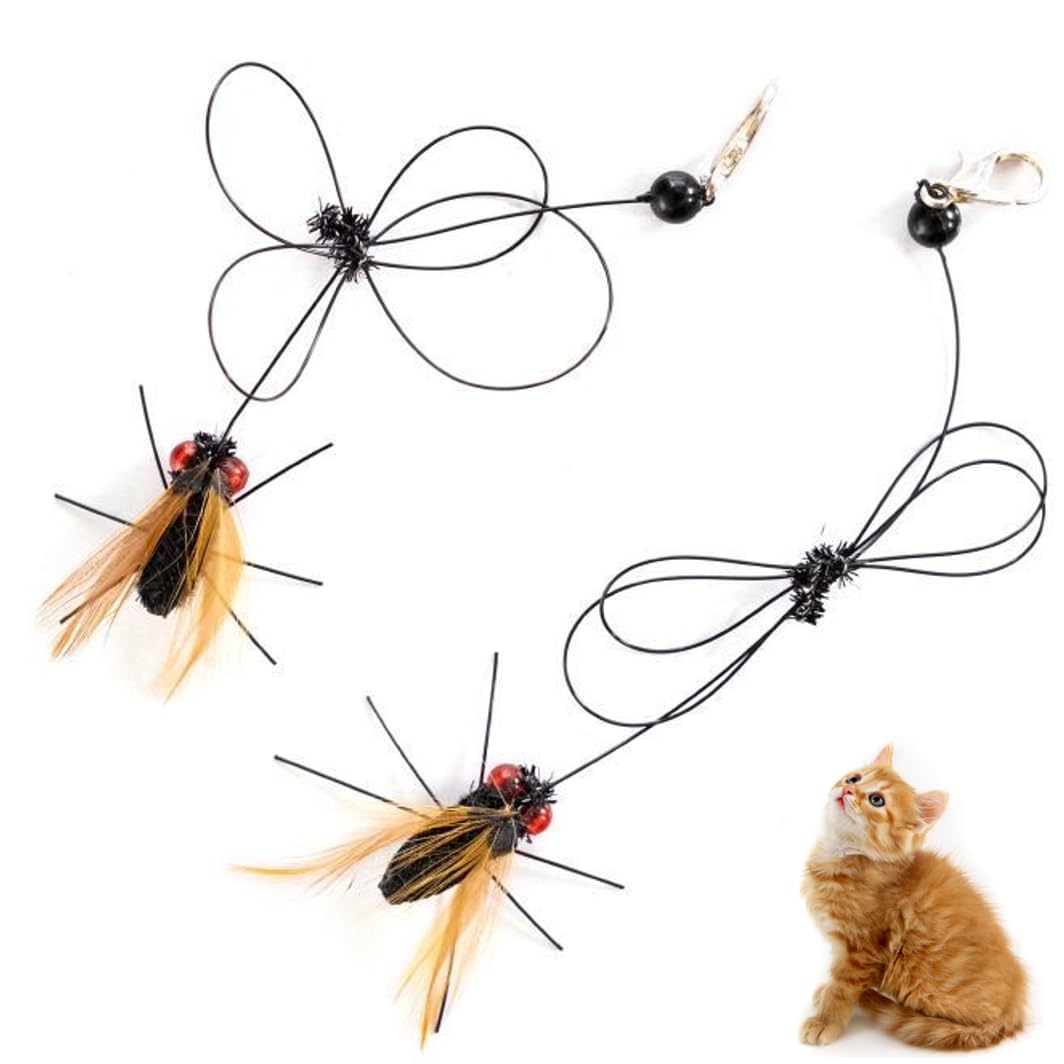 Vitisyao insectos pluma repuesto 2 pzs: complemento realista para el juego.
