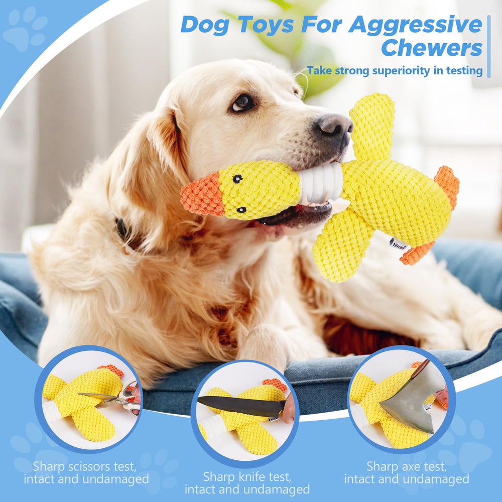 Ganso con dientes, ideal para cachorros.
