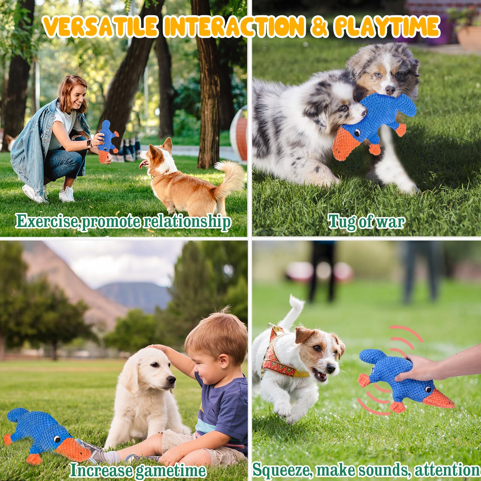 Peluche de ornitorrinco para entrenamiento y obediencia lúdica.