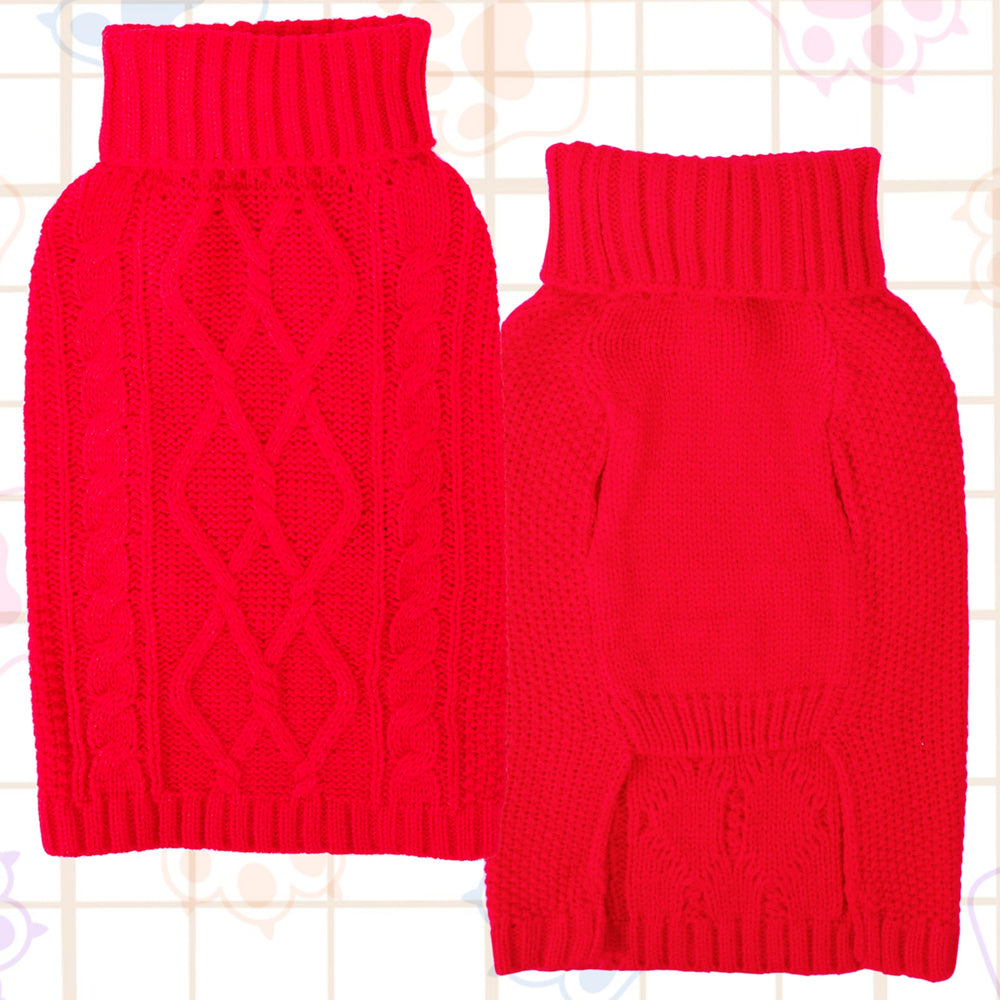Viunimo suéter cómodo con cuello alto para mantener el cuello abrigado durante paseos.