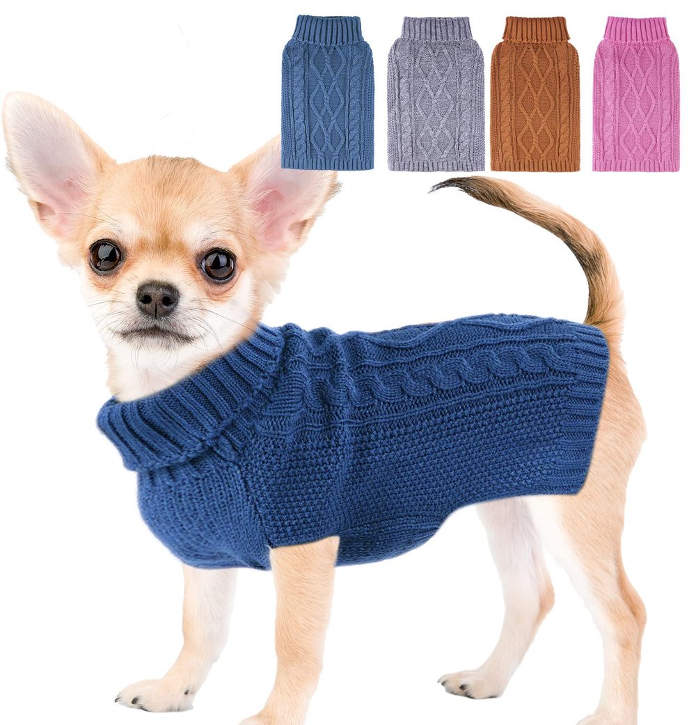 Viunimo sudadera para perro XS azul, vista frontal, ideal para paseos.