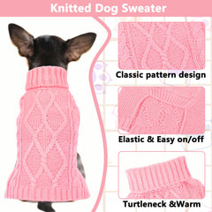 Viunimo sueter perro pequeno en colores brillantes para estilo.