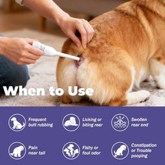 VivaElixir fórmula formulada por veterinarios para la glándula anal, uso hogareño seguro.