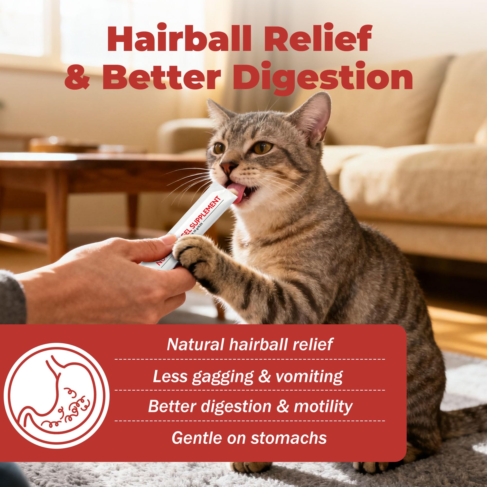 VivaElixir gel digestivo para gatos, textura suave y fácil de tomar