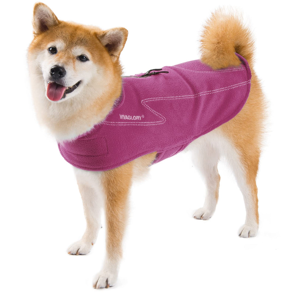Capa de perro VIVAGLORY con banda reflectante para mayor visibilidad.