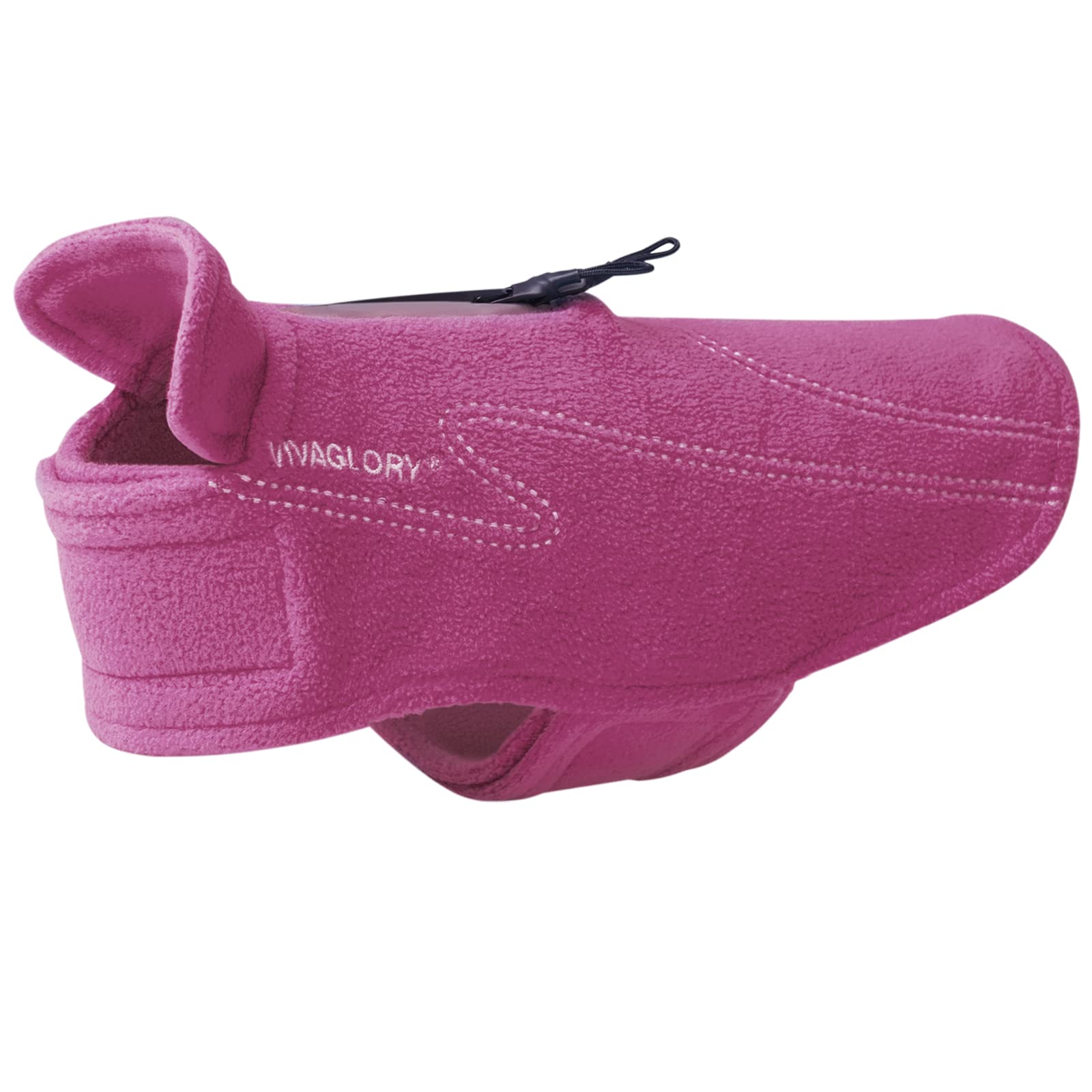 Capa de perro VIVAGLORY con cierre velcro en cuello y vientre para un ajuste fácil.
