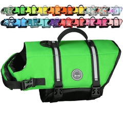 Chaleco salvavidas VIVAGLORY con asa superior para manejo seguro.