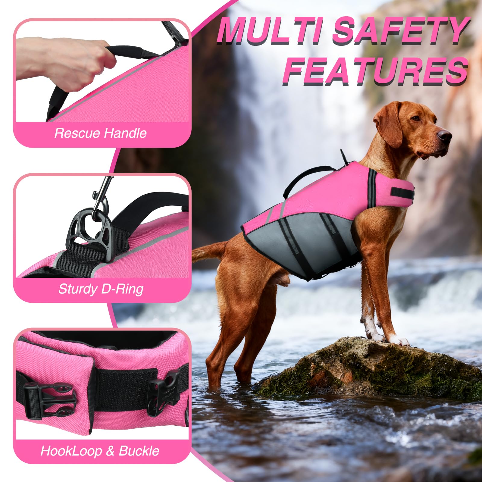 Material ripstop duradero del chaleco VIVAGLORY para uso en playa