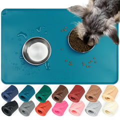 VIVAGLORY Flexmat con bordes elevados para evitar derrames durante la comida