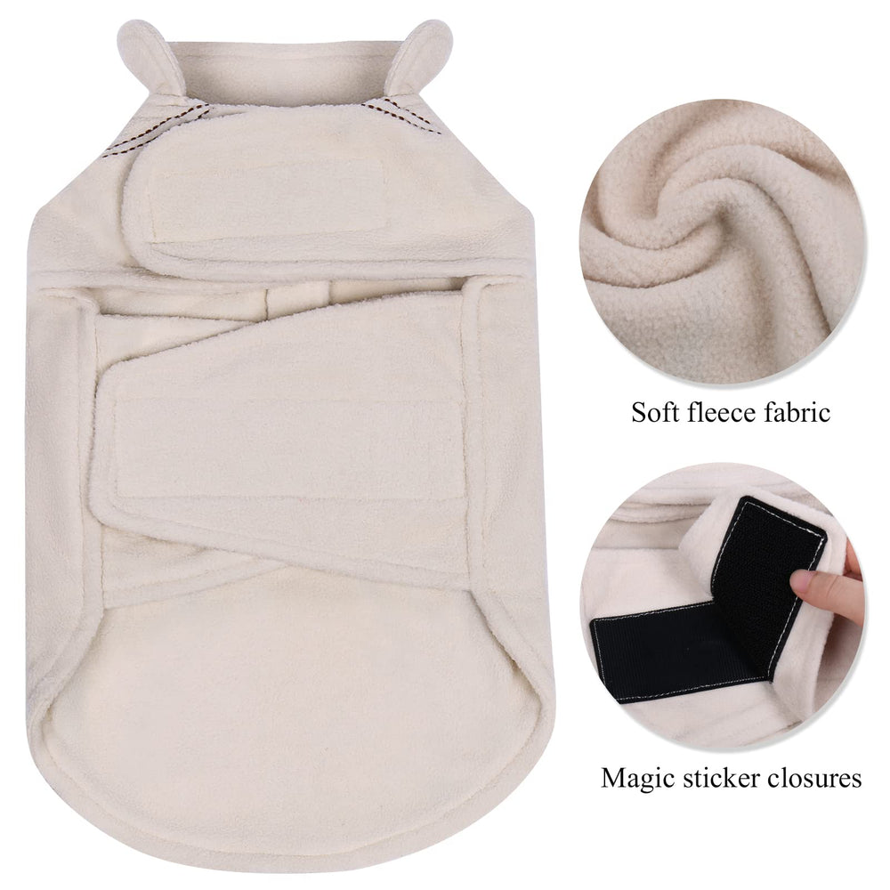 VIVAGLORY chaqueta para perros, agujero para correa para mayor control.