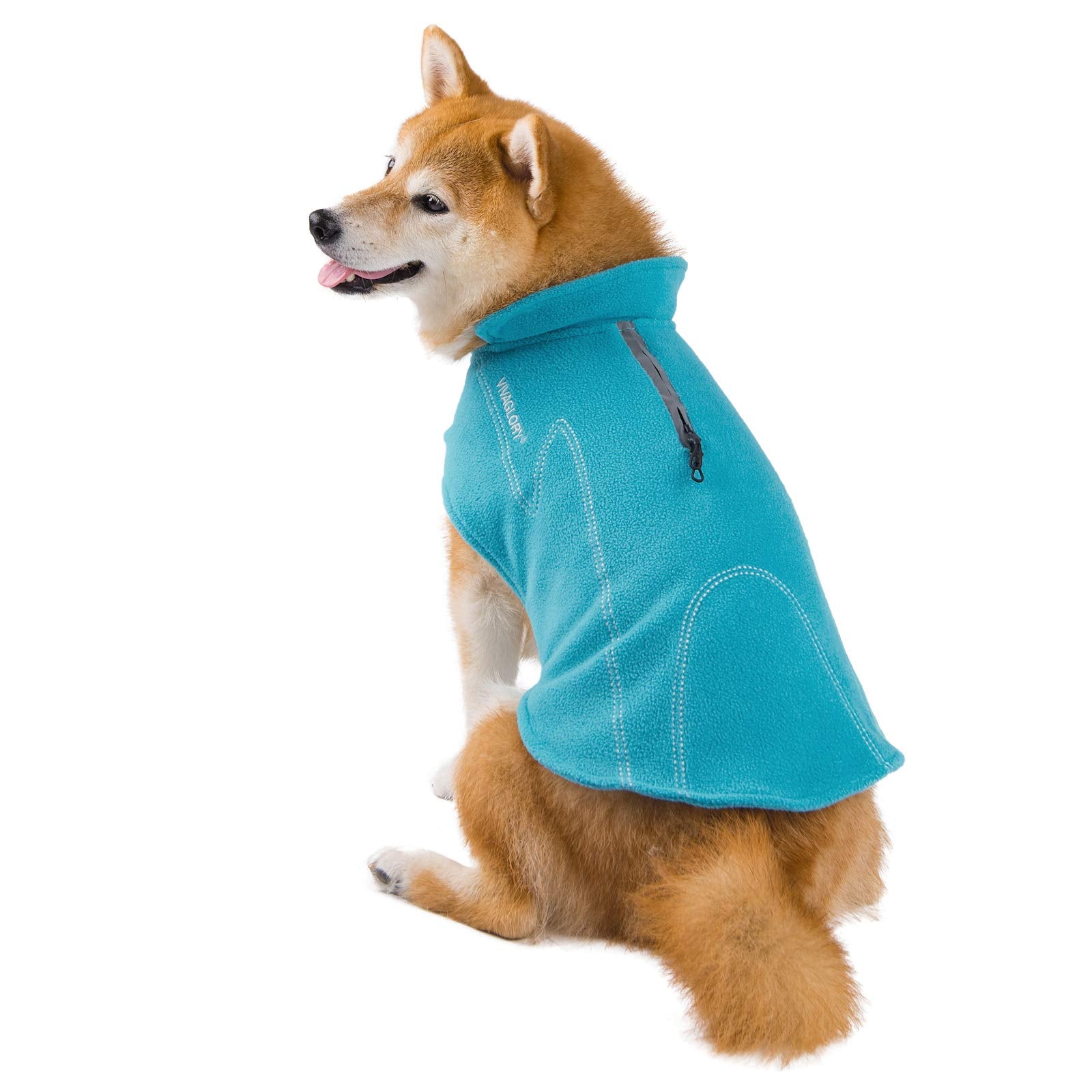 VIVAGLORY chaqueta turquesa, atractiva y confortable para uso diario.