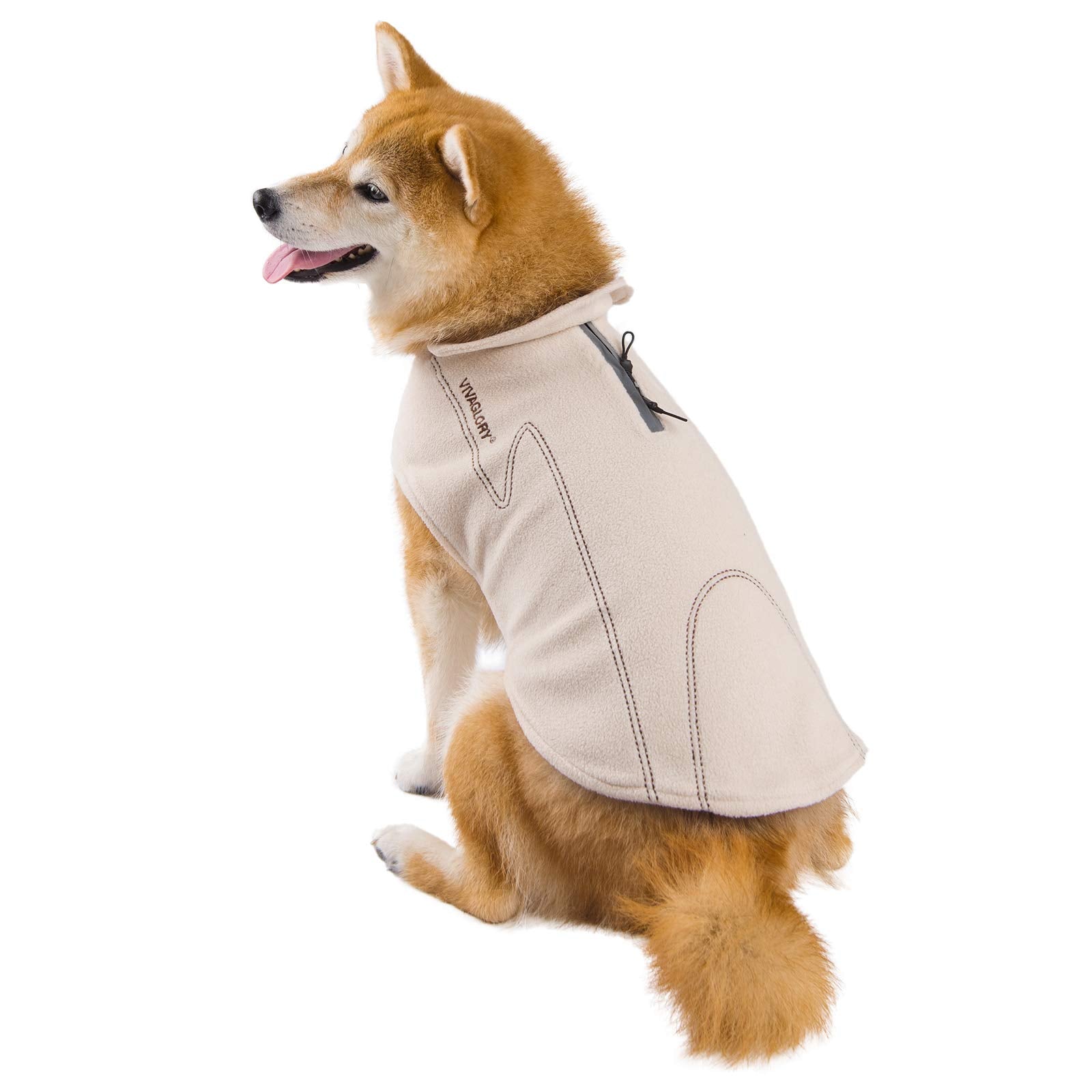 VIVAGLORY textura suave de forro polar, cómodo para la piel del perro