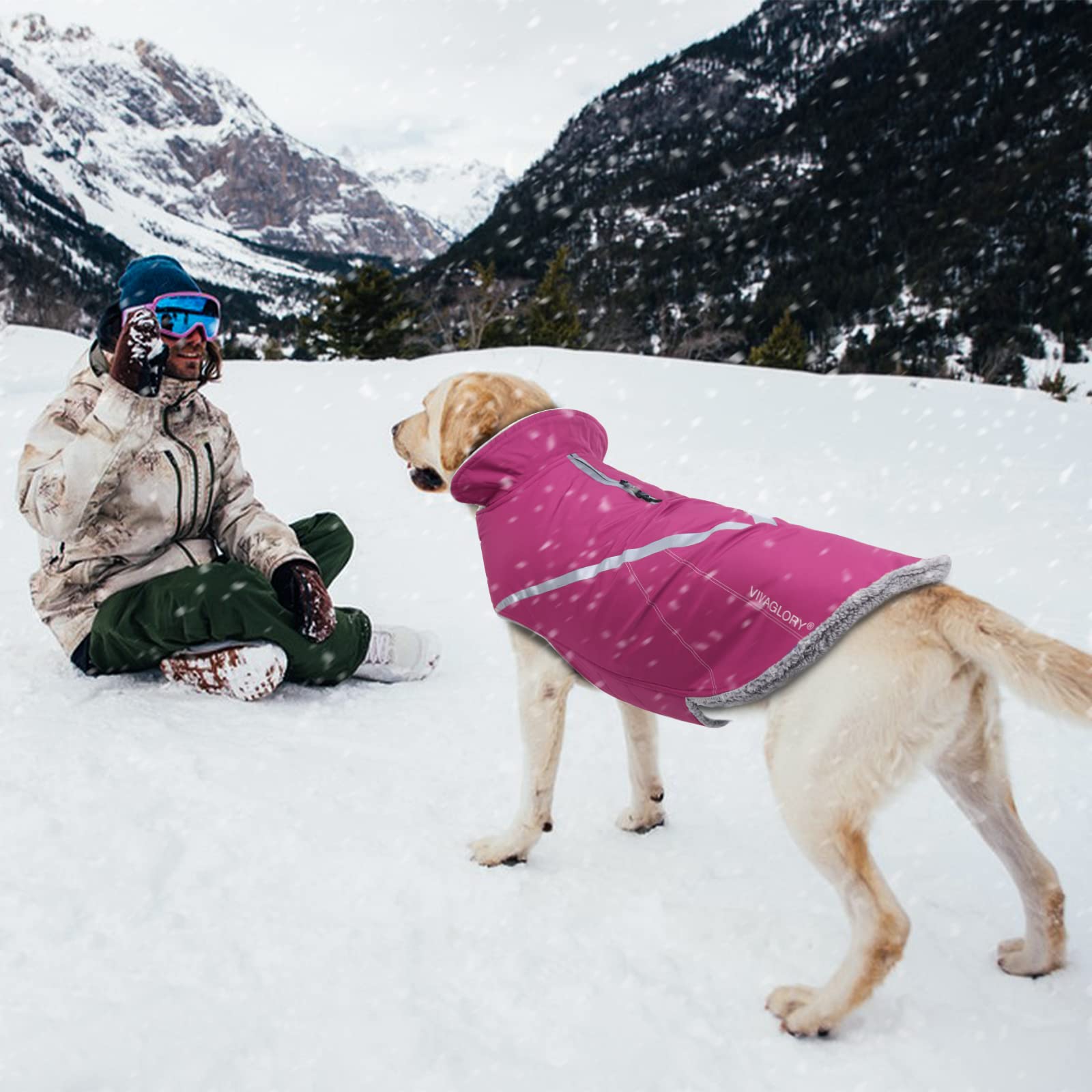 Chaleco Snowrap de VIVAGLORY con forro interior suave para comodidad diaria.