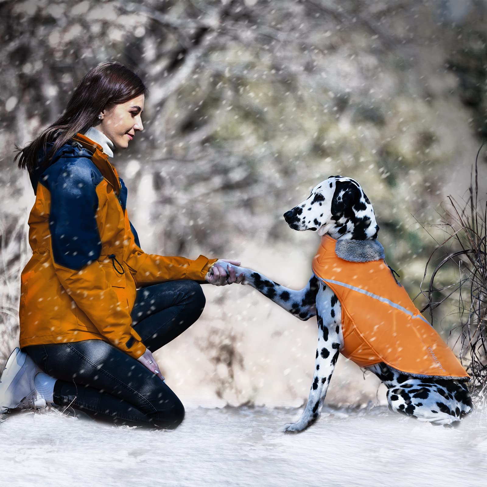 Forro interior de felpa en VIVAGLORY Snowrap brinda calidez suave.