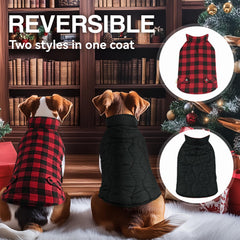 Chaleco reversible VIVAGLORY Softjoy, vista trasera lisa y acolchada para mayor calor.