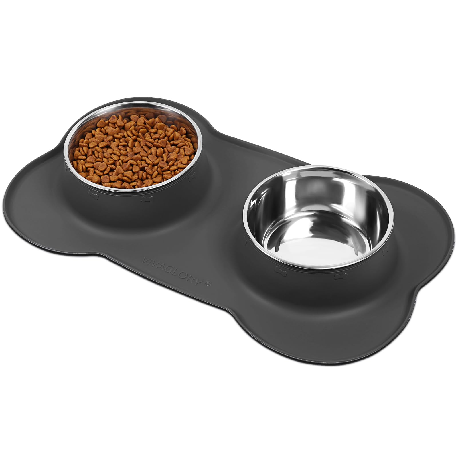 Tazón de 1270ml de VIVAGLORY para perros grandes.