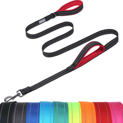 Correa VIVAGLORY Twingrip con doble asa para paseos controlados.