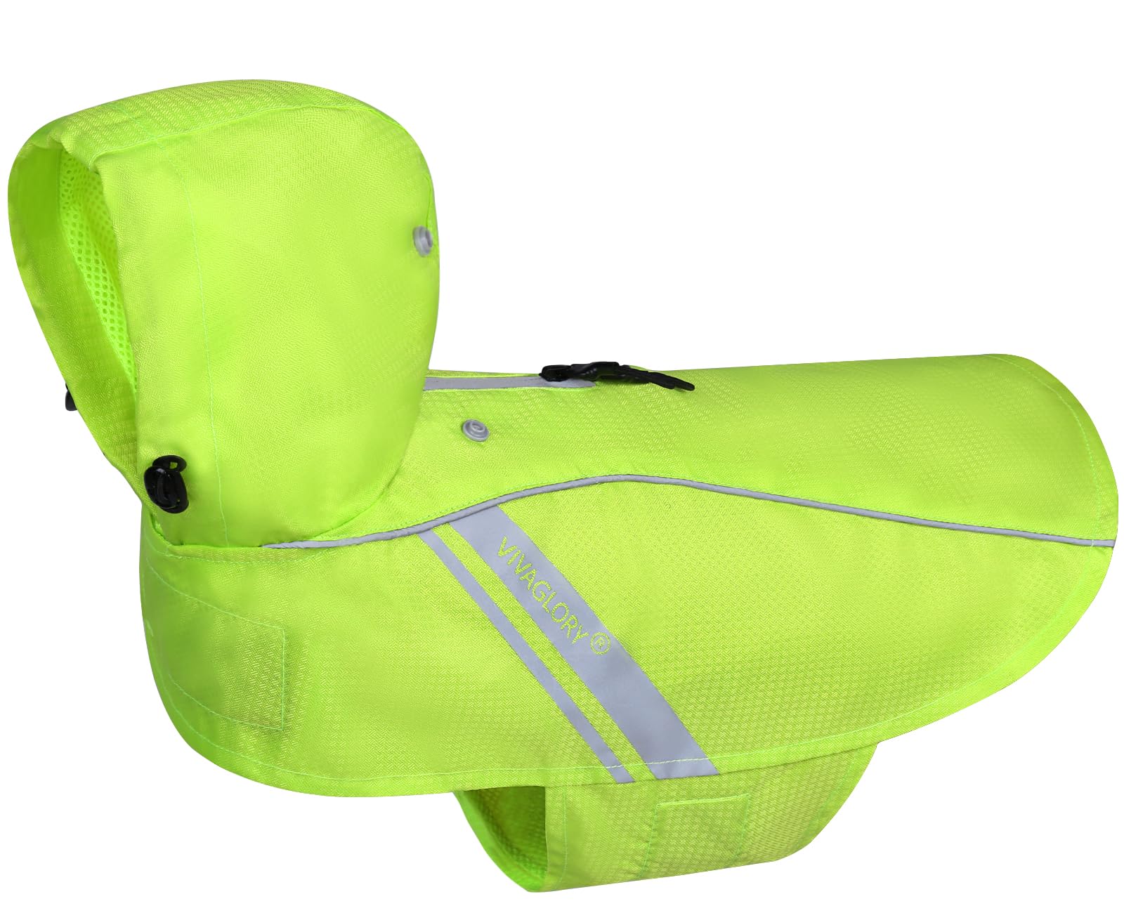 VIVAGLORY Wetoff abrigo impermeable amarillo protege al perro durante la lluvia y paseos