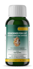 VivelysZoa desparasitante líquido para gatos y gatitos, ayuda a eliminar gusanos.