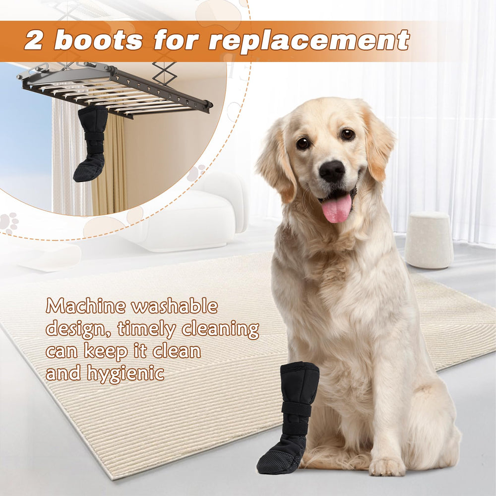 Paquete con dos botas Vivid Habitat para rotación y limpieza durante la recuperación