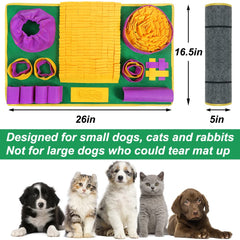 Alfombra olfato Vivifying interactiva para perros, ideal para estimular juego