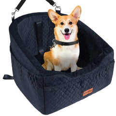 Vivifying asiento coche para perros, vista general, mejora seguridad y comodidad en cada viaje.