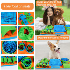 Vivifying Snuffle Mat de fieltro seguro para mascotas, juego diario.