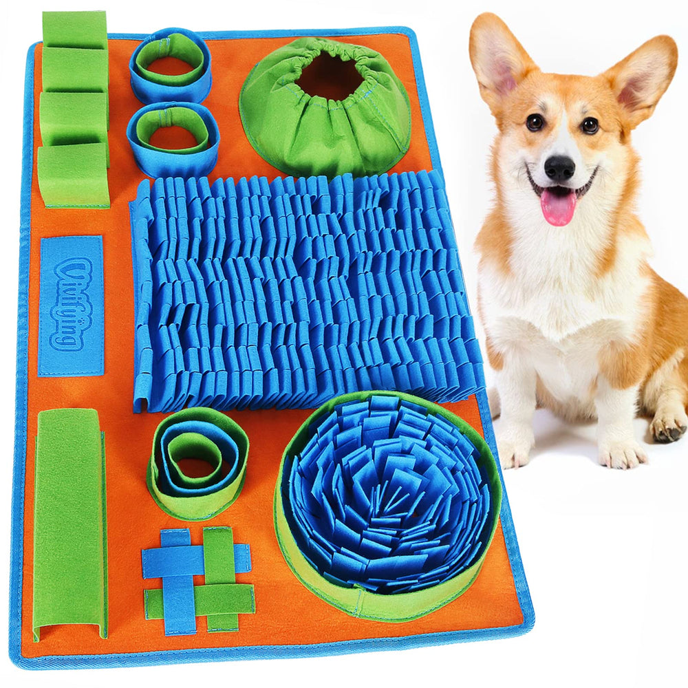 Vivifying Snuffle Mat para perros, interactivo, fomenta juego y estimulación mental.