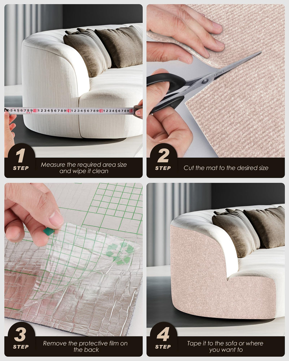 Extiende la vida de muebles absorbiendo rasguños con VIVOYAN.
