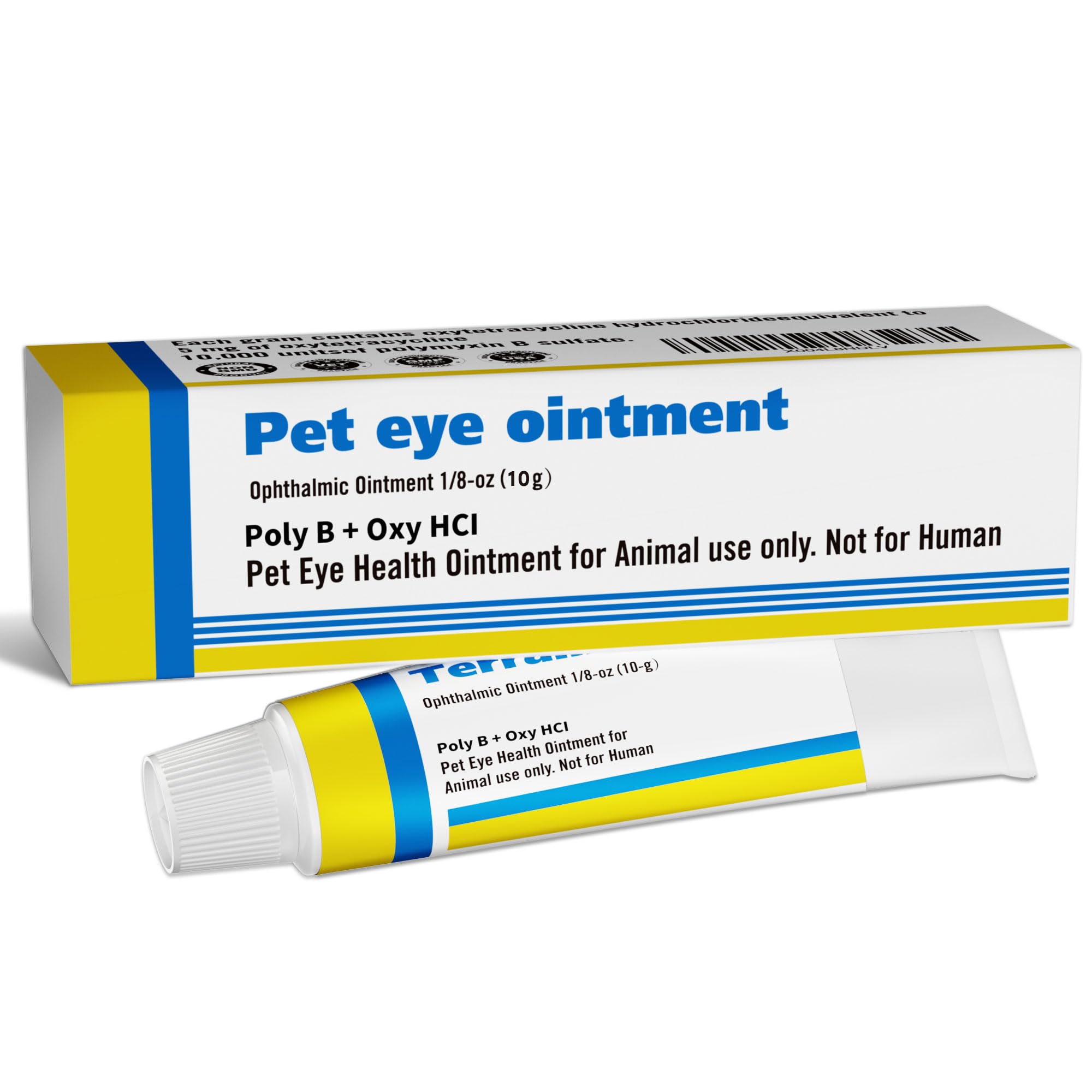 VivaElixir Salud Ocular para Mascotas: tubo de 10 g para uso tópico ocular.