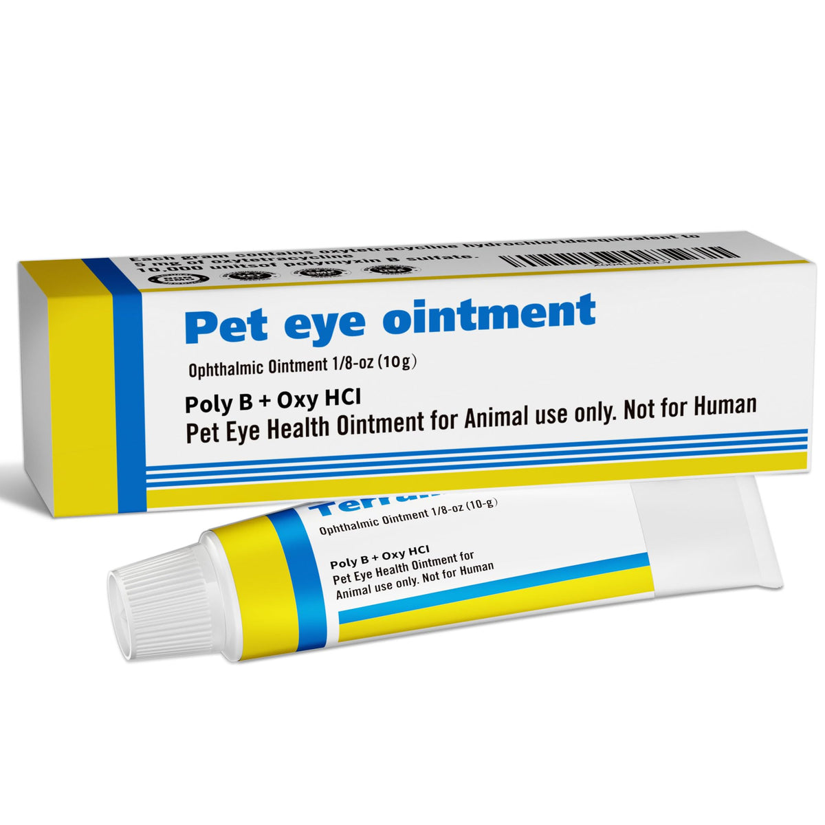 VivaElixir Salud Ocular para Mascotas: tubo de 10 g para uso tópico ocular.