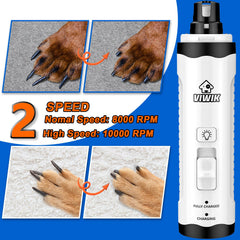 viwik cortauñas para perros con dos velocidades facilita un limado suave.