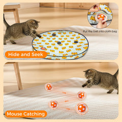 VIWIK Gato Juguete Recargable USB para juego continuo y seguro.