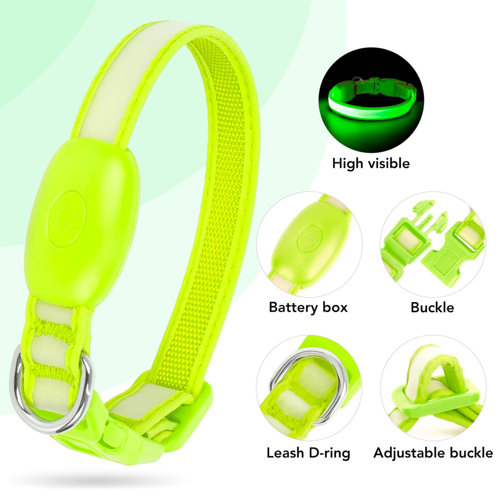 Collar Vizpet con carga por cable micro USB, recarga rápida