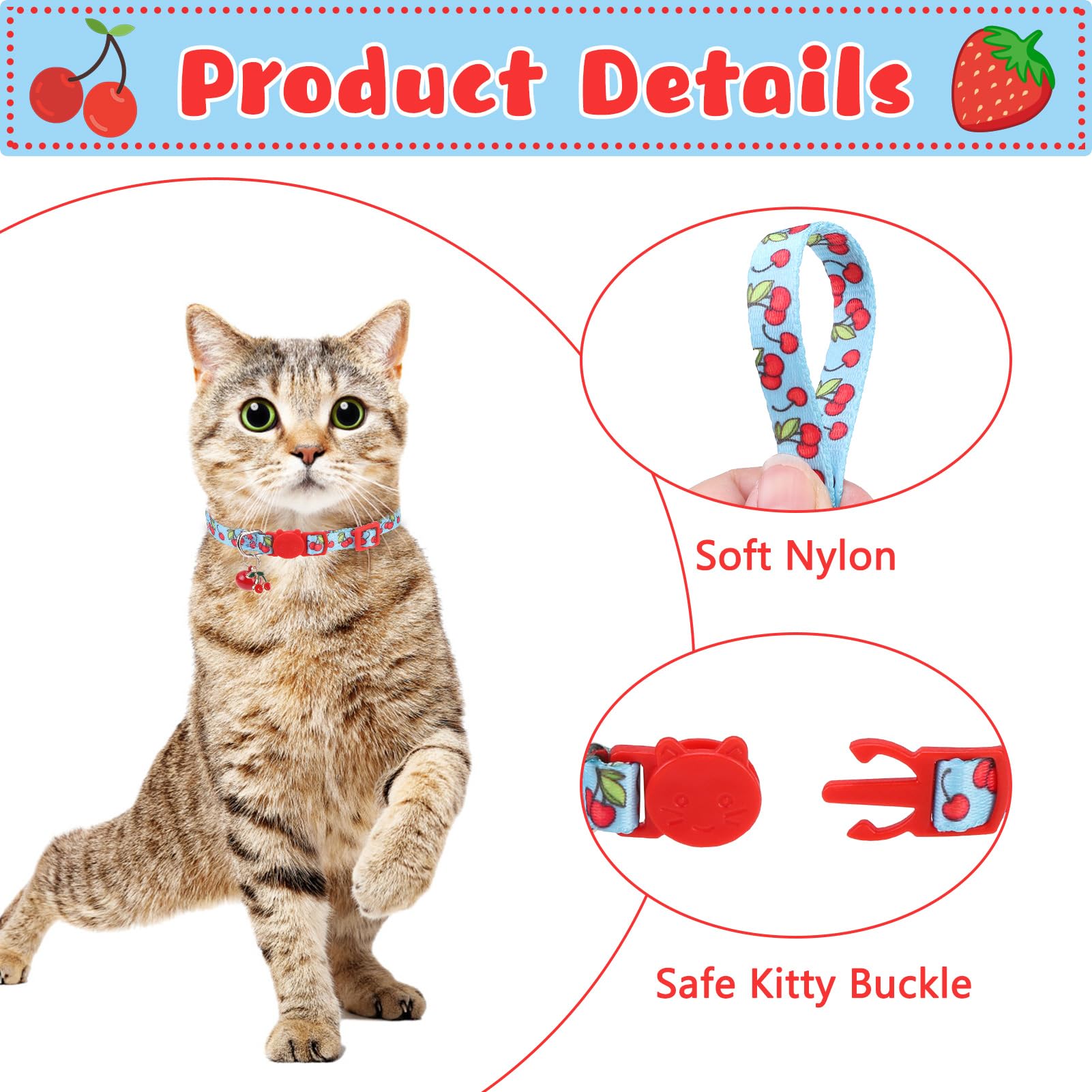 Collar VKPETFR con campana que ayuda a localizar a la mascota