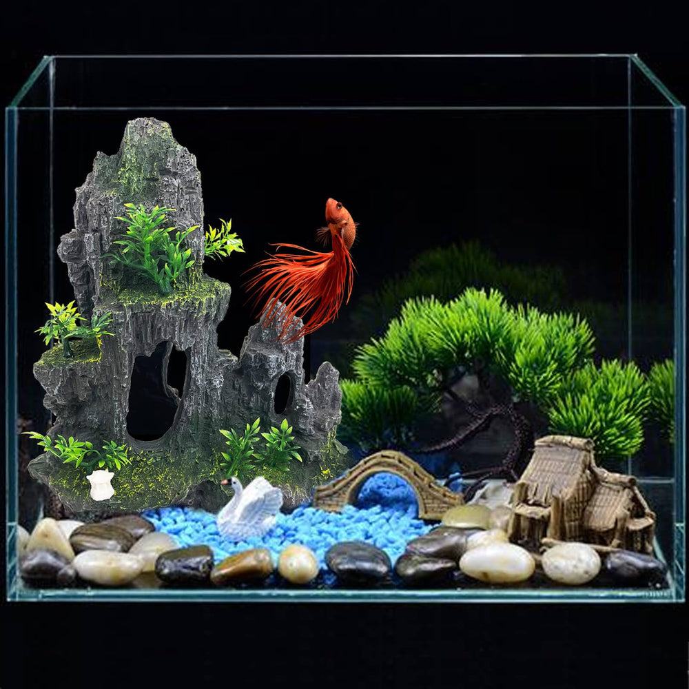 VMCN decoracion acuario seguro y limpieza fácil