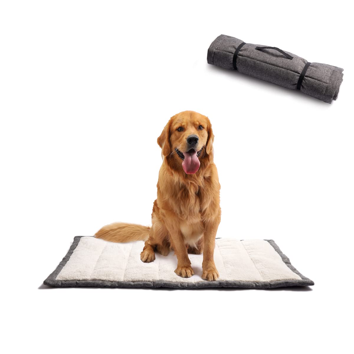 vmgreen cama perro exterior gris ofrece descanso cómodo al aire libre.