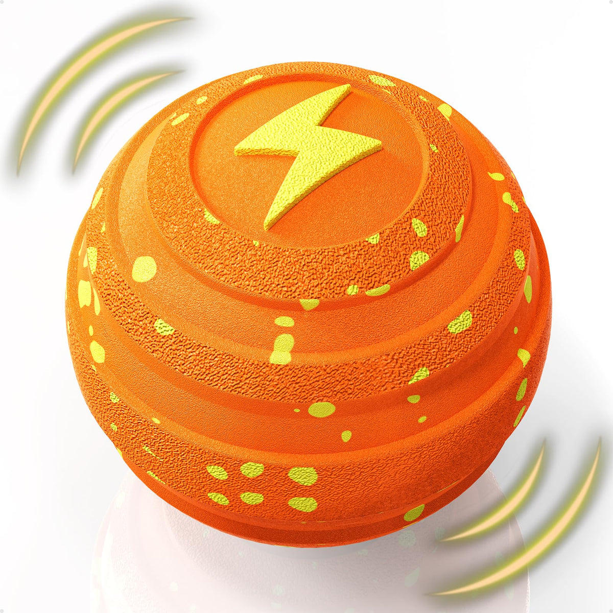 Bola interactiva VNAKIO para perros, fomenta juego activo.