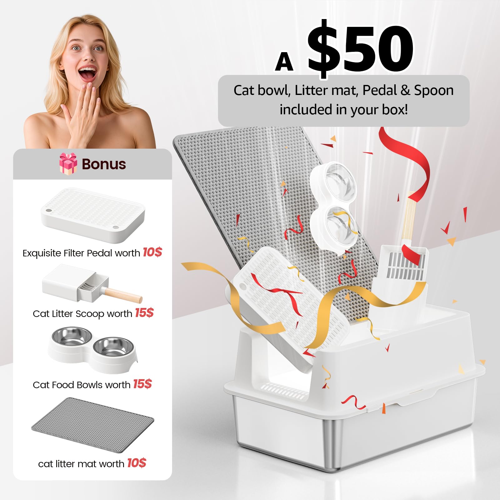 VNAKIO caja-gato-xl-amplia ofrece amplio espacio para gatos grandes