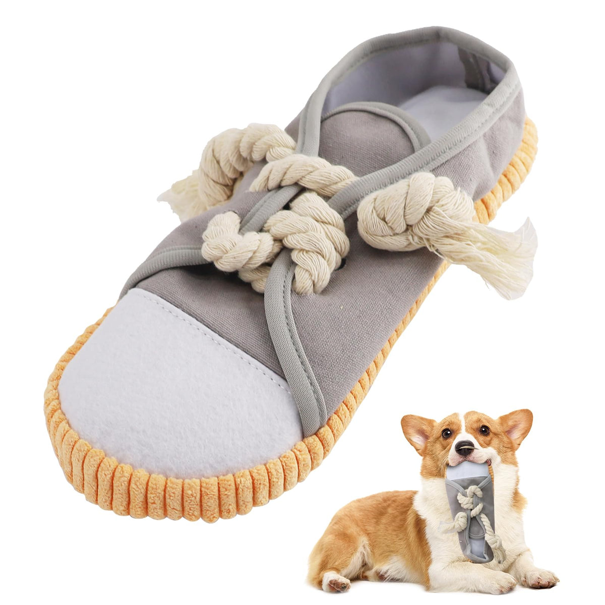 Vocheer mordedor con chirrido, ideal para entretener al perro durante el juego.