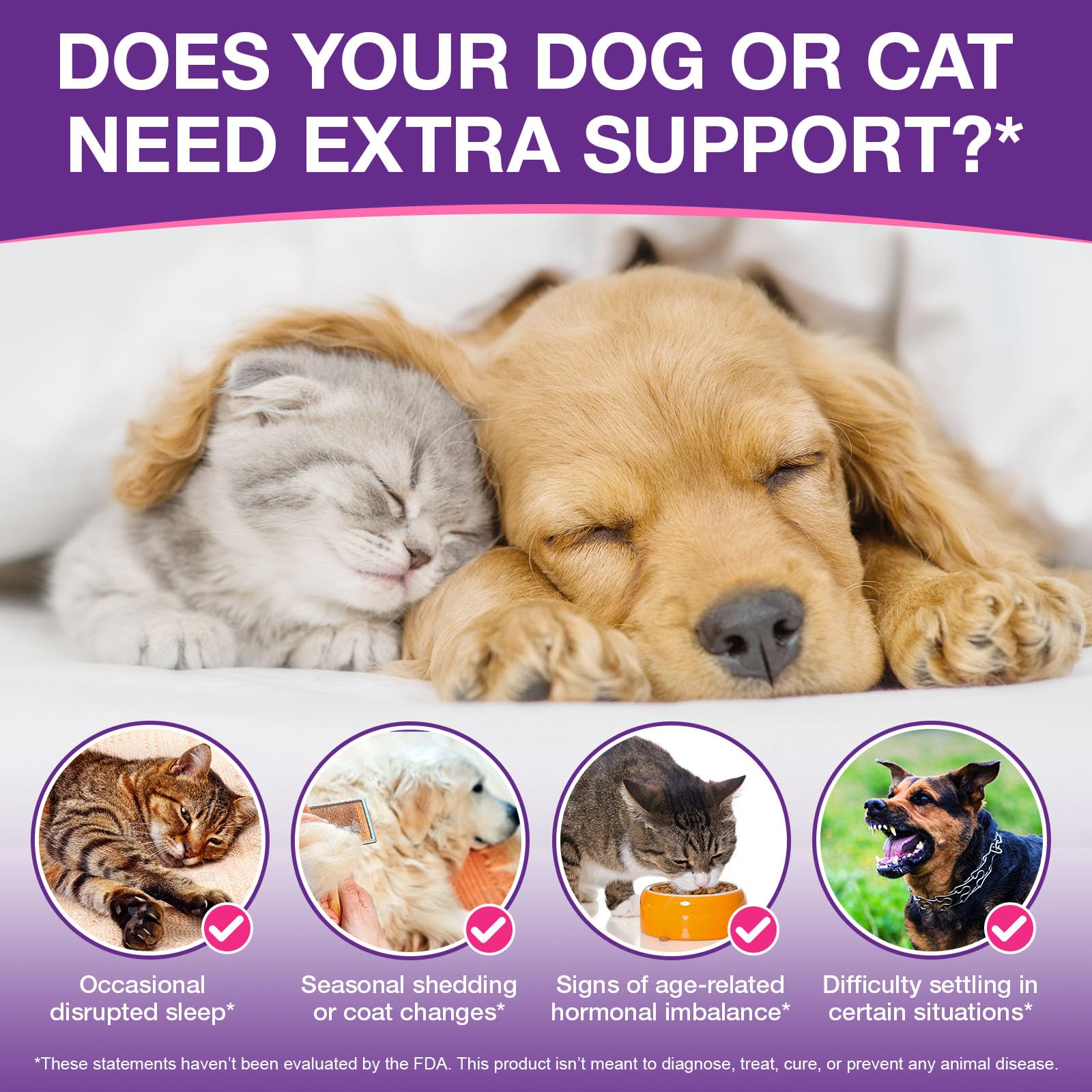 Envase de VOFANK con cuentagotas, dosis exactas para mascotas.