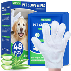 VOISEN guantes-limpieza-mascotas: limpieza rápida del pelaje.