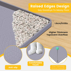 Vokolesd Superficie silicona fácil de limpiar y suave para las patas