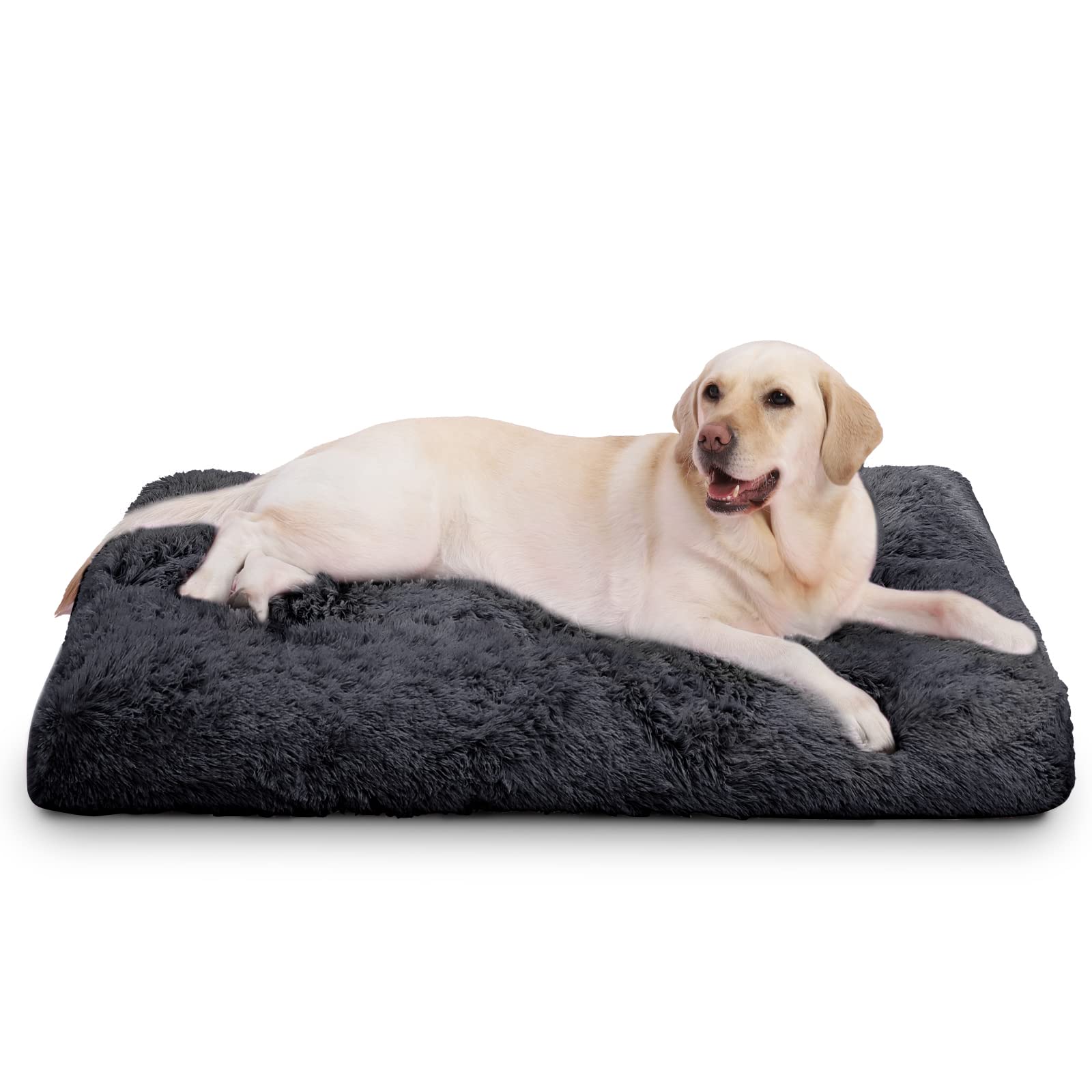 Cama Vonabem para perro grande en jaula de 36 pulgadas, comodidad y espacio.