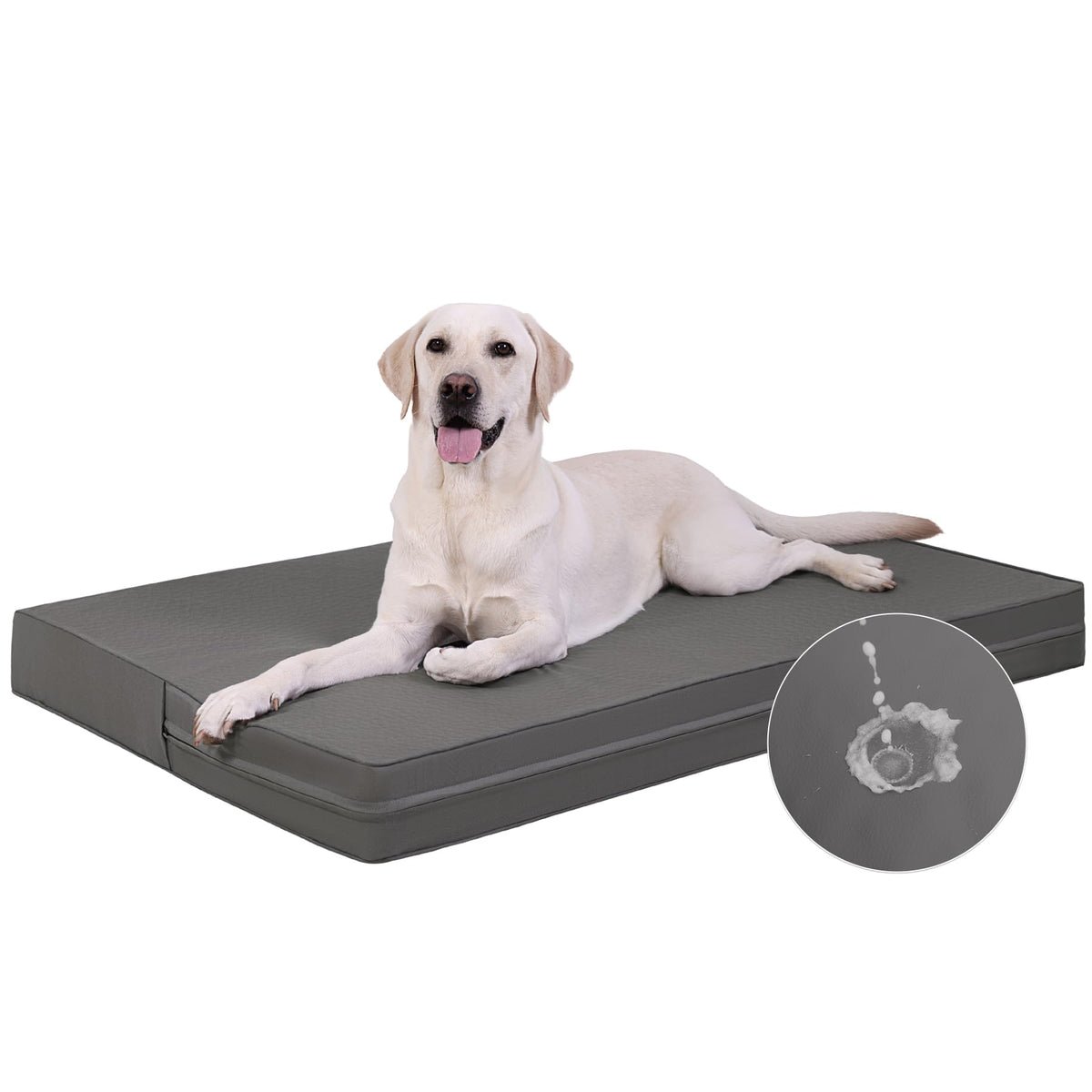Cama para perro Vonabem impermeable con cuero de doble cara y fácil limpieza